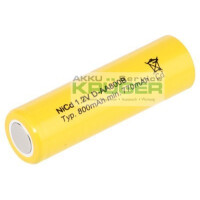 Mexcel Akku AA 1,2V / 800mAh Ni-Cd NS80A gallery