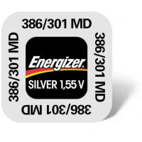 Energizer Uhrenknopfzelle 386 / 301 SR43 gallery