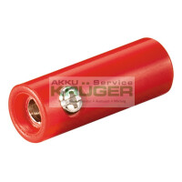 Bananen-Kupplung, Rot - mit Schraubansch gallery