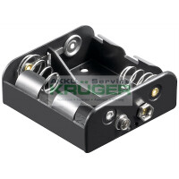 2x C (Baby) Batteriehalter, Schwarz - Dr gallery