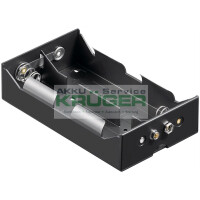 4x D (Mono) Batteriehalter, Schwarz - Dr gallery