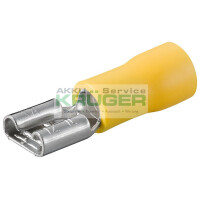 Flachsteckhülse, Gelb, Gelb - Steck gallery