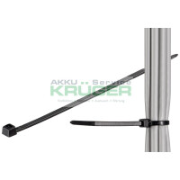 Kabelbinder, wetterfester Nylon, schwarz gallery