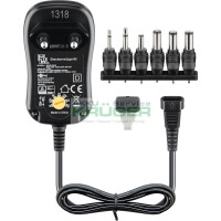 3 V - 12 V Universal-Netzteil, 1 A, Schw gallery